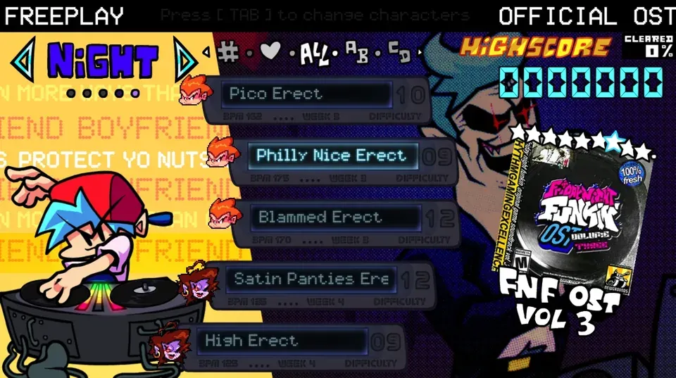 Freeplay with Nightmare selected